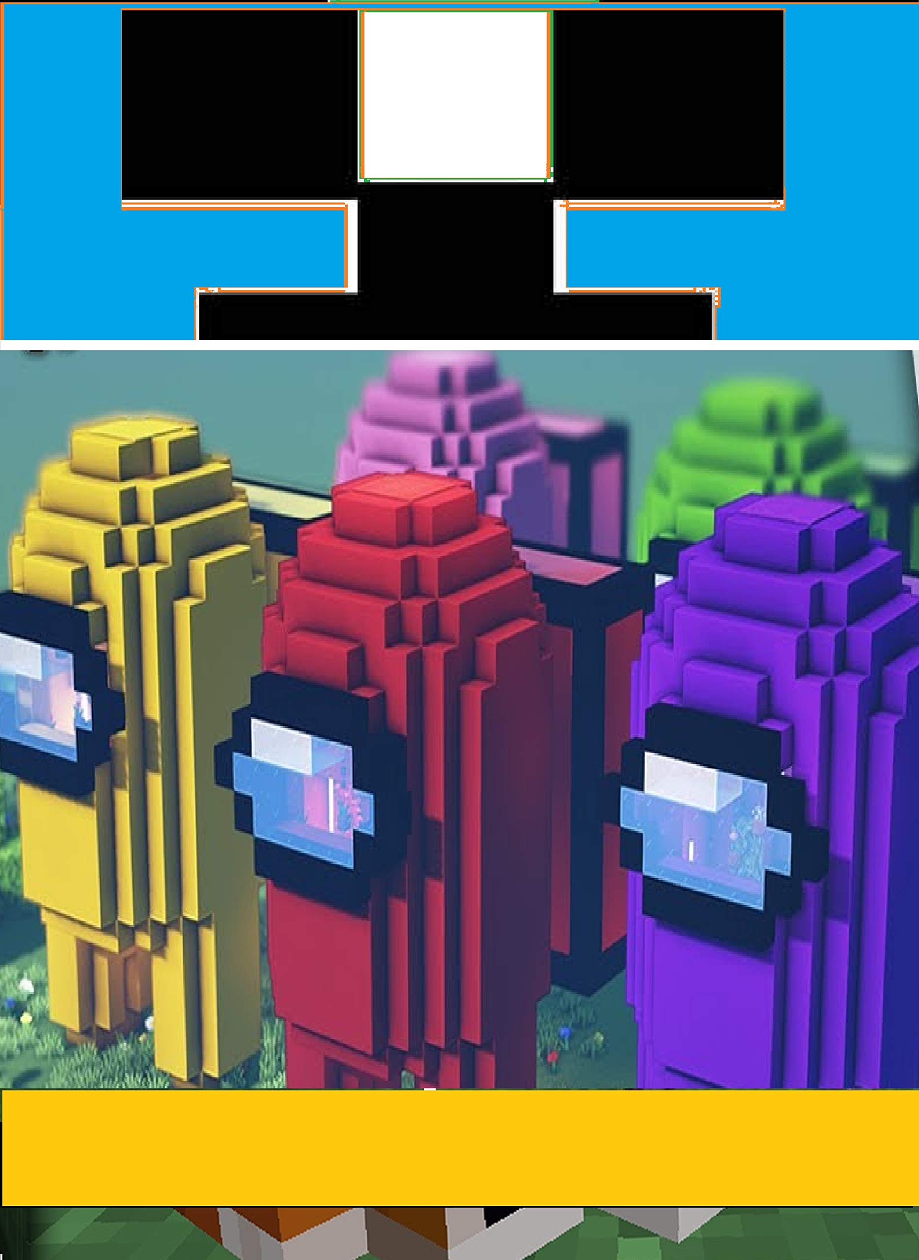 Minecraft How to Build an Among Us House NOOB vs PRO House by Tracy