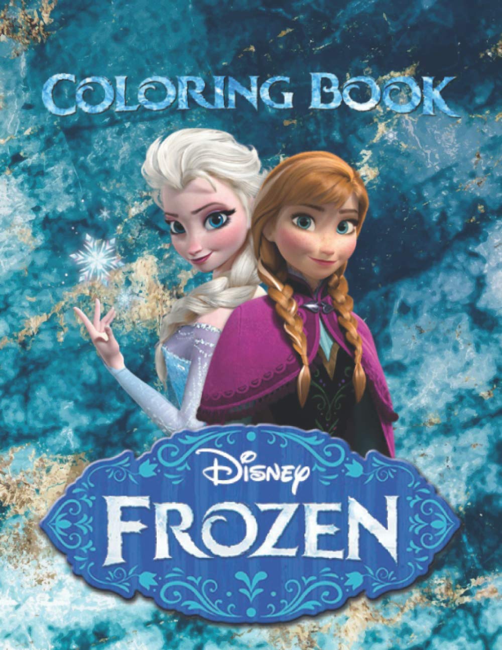 Frozen Coloring Book 100+coloring pictures for kids and adults with