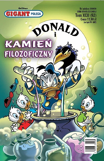 Donald i kamień filozoficzny book cover