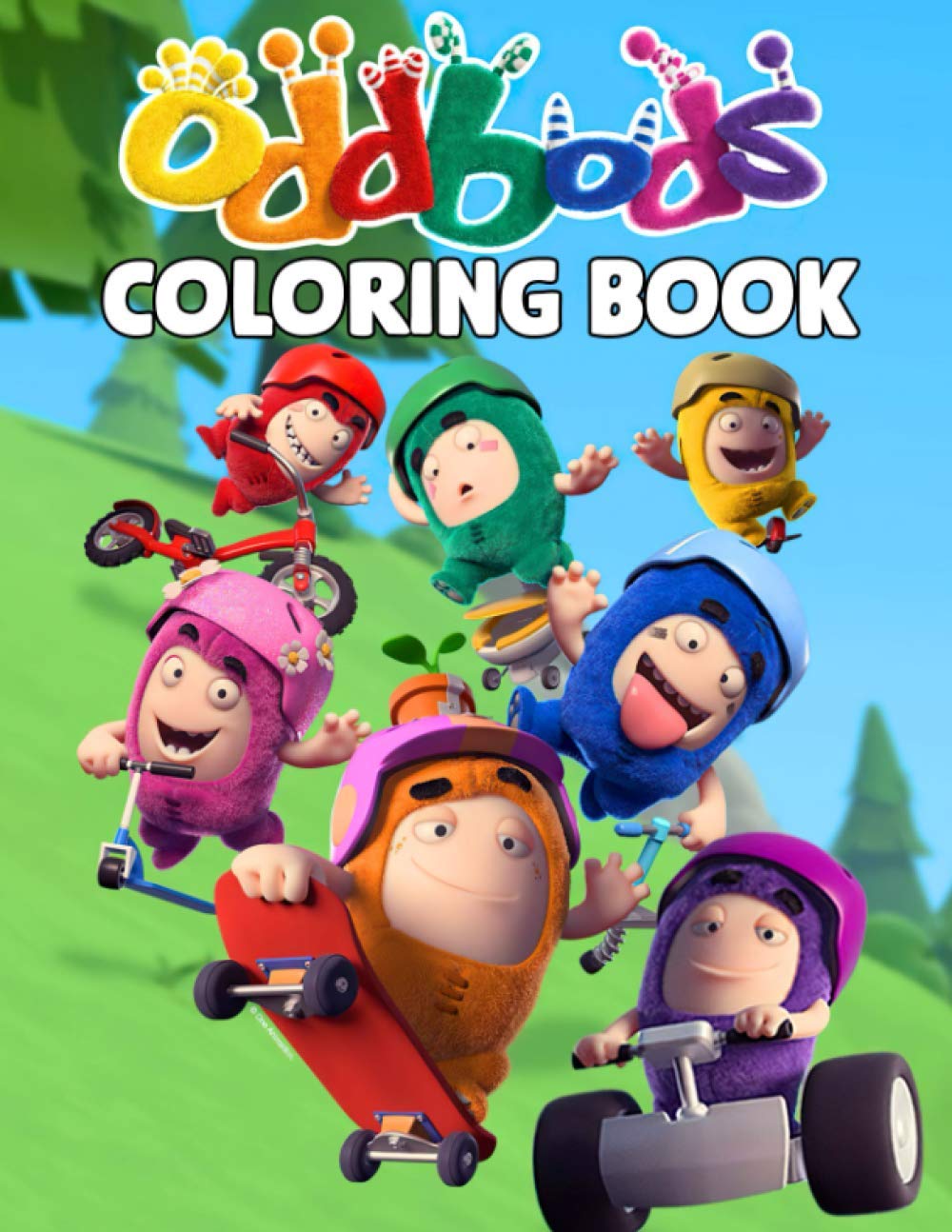 Oddbods Coloring Book: An Awesome Item To Relax And Refresh With Lots ...