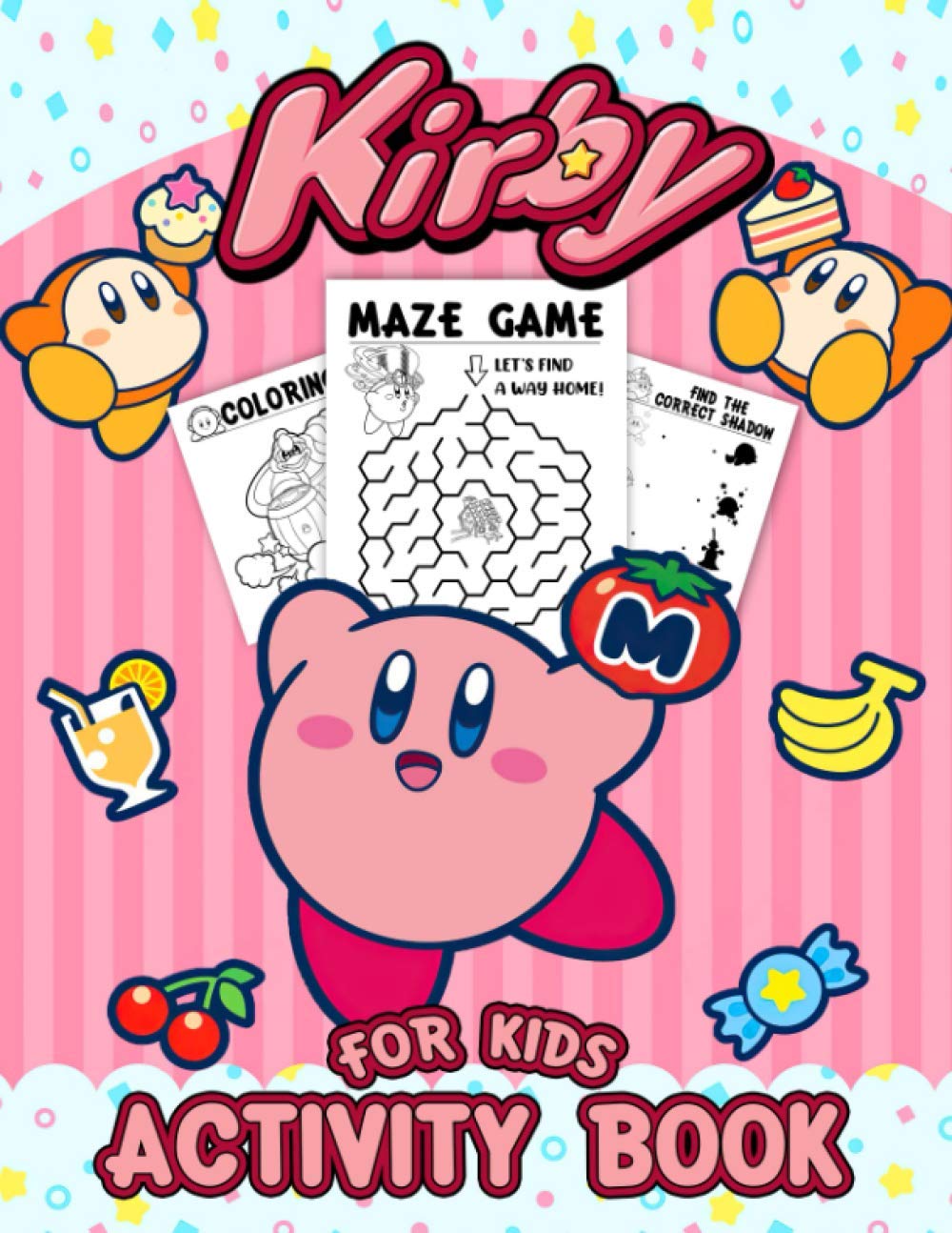 Kirby Activity Book A Fun Activity Book With Many Challenging Games