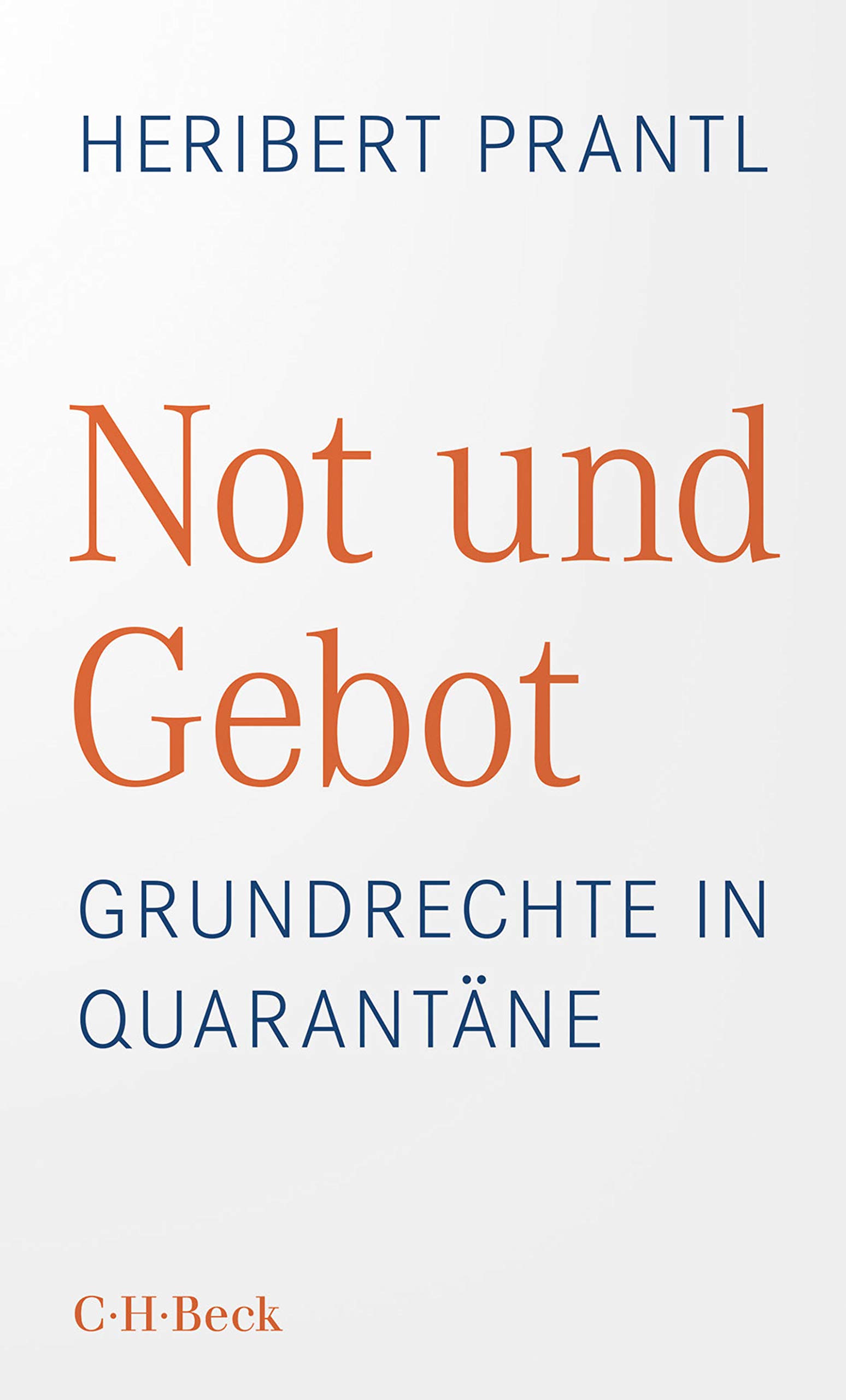 Not und Gebot book cover