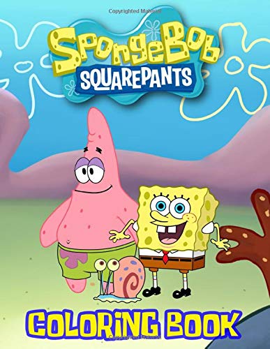 SpongeBob Coloring Book: SpongeBob's and friends adventures: 50+ high