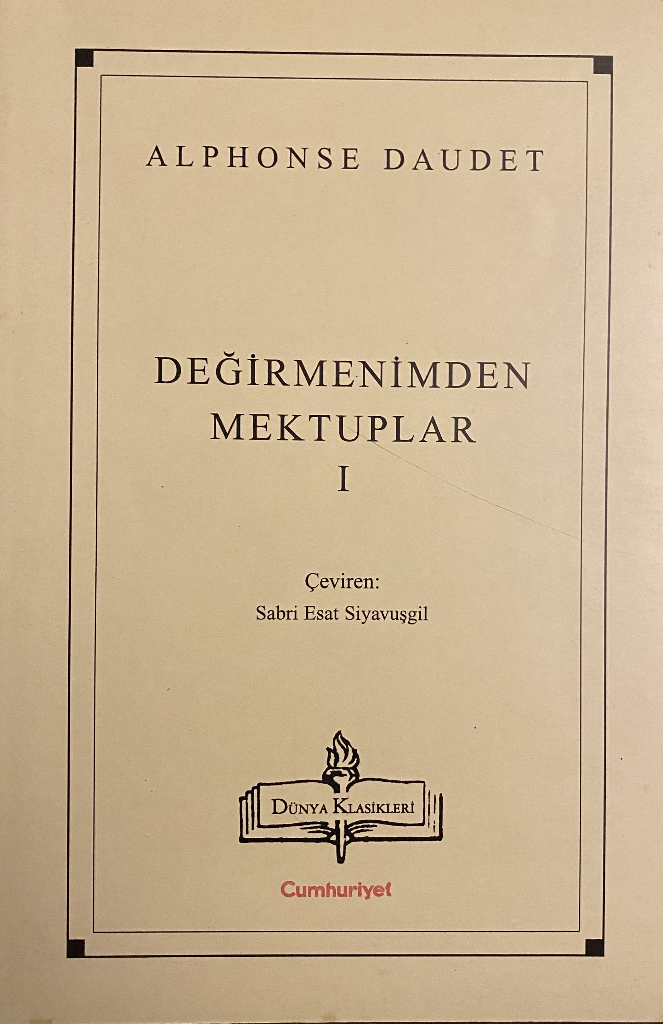 Değirmenimden Mektuplar 1 book cover