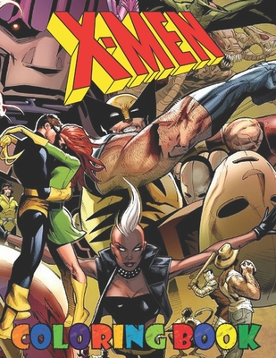 X-Men Coloring Book: Relaxing Coloring Books For Kids And Adults With ...