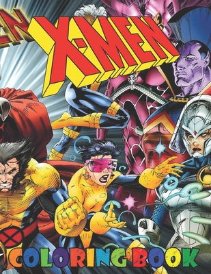 X-Men Coloring Book: Creature Xmen Adult Coloring Books. Anxiety by ...