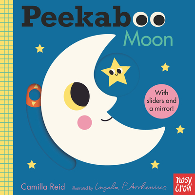 Peekaboo: Moon: (An Interactive Board Book for Babies & Toddlers with Mirror & Sliders to Push, Pull, or Turn. Cute Artwork Includes a Clock, Light, Teddy Bear, & More.)