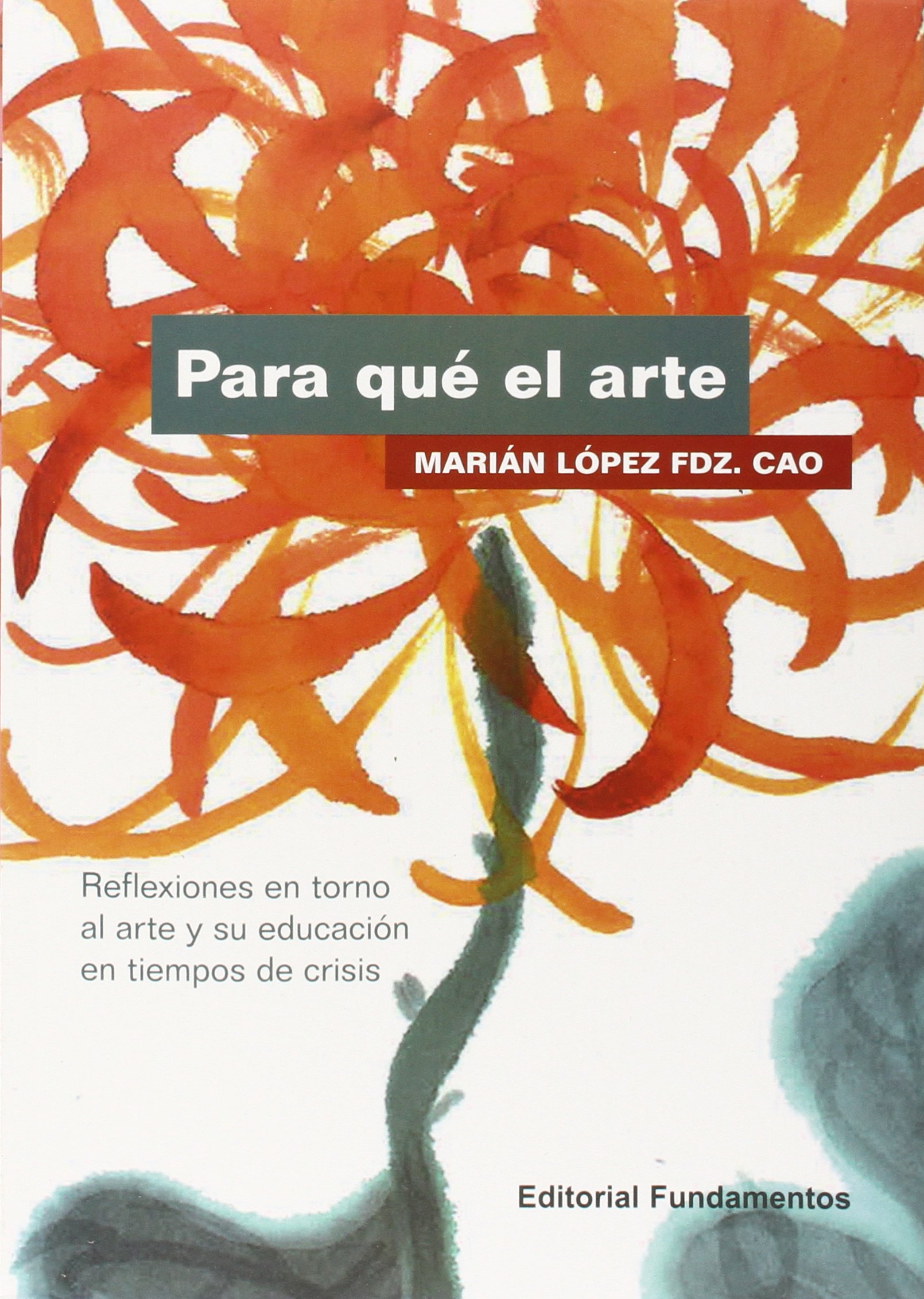 Para qué el arte book cover