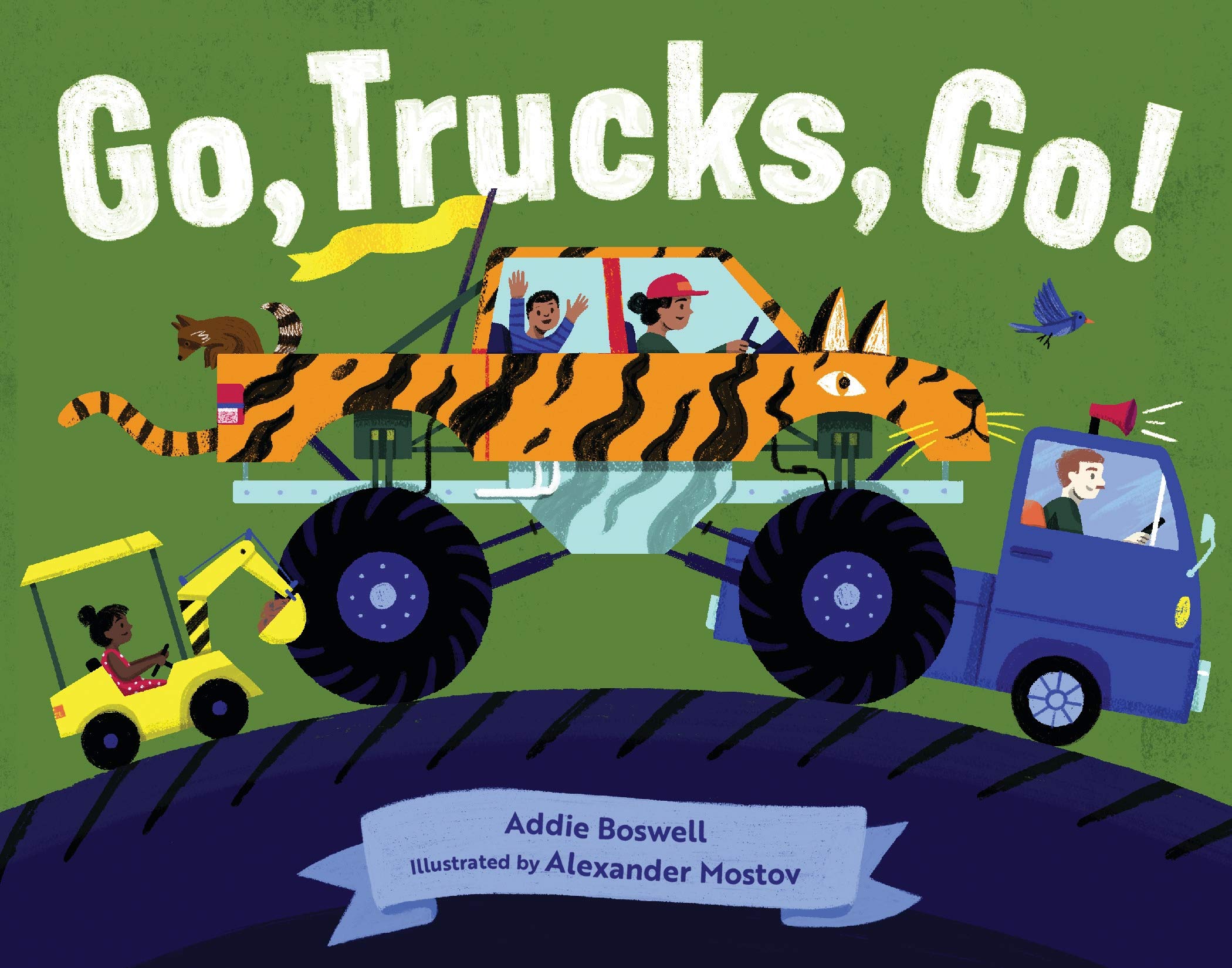 Go, Trucks, Go!: Truck books for toddlers 1-3