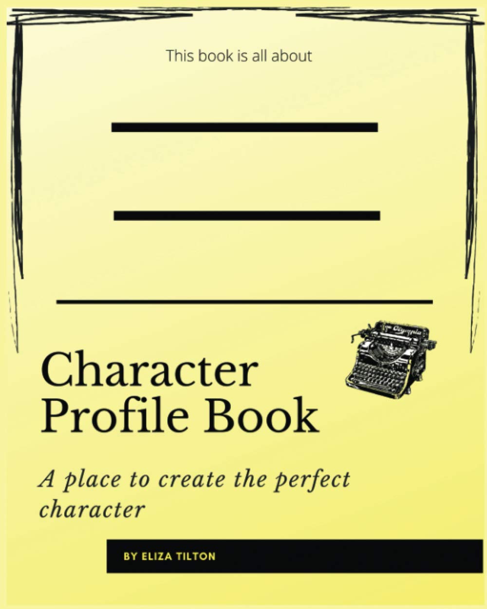 Character Profile Book book cover