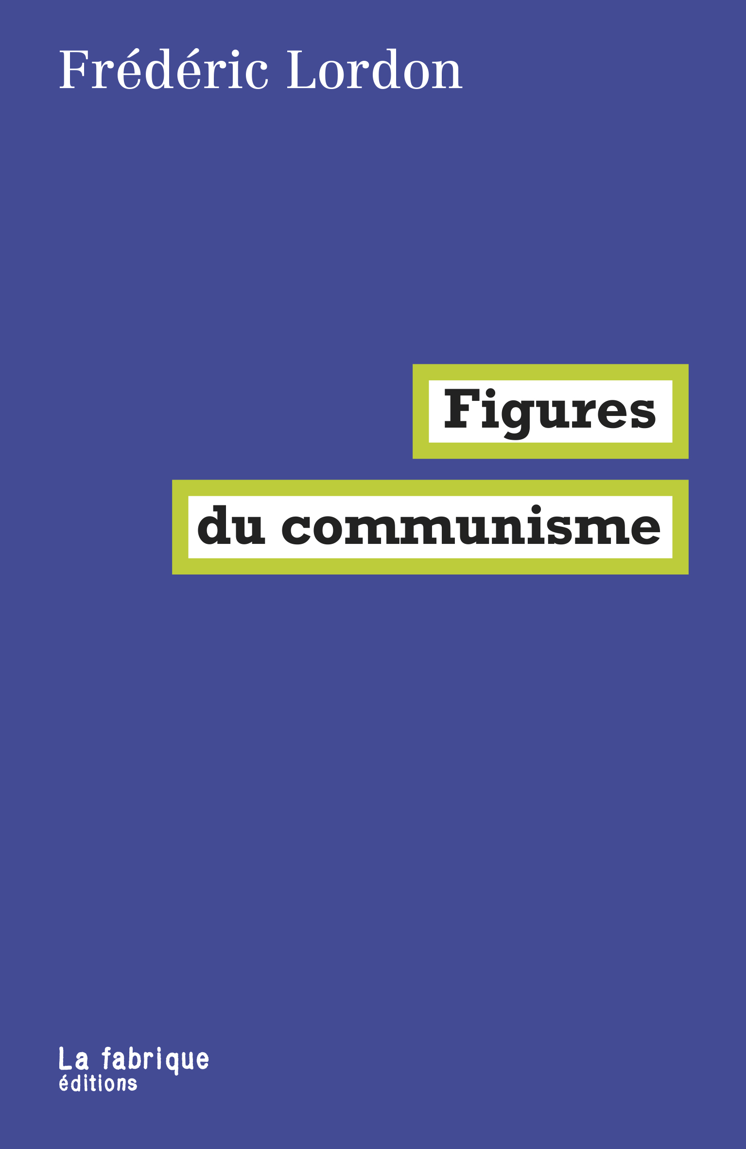 Figures du communisme book cover