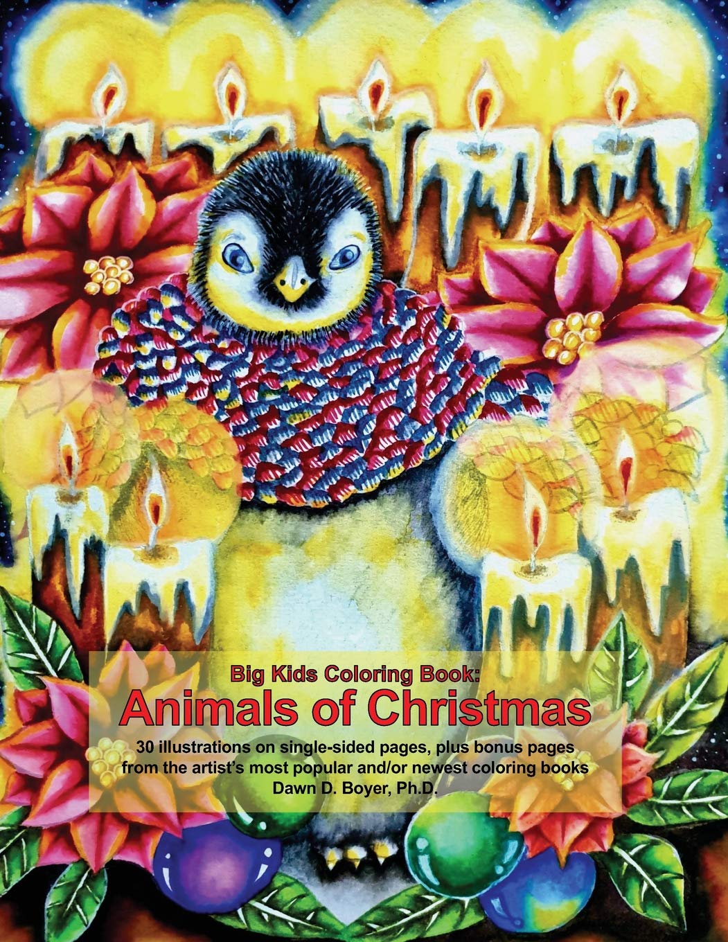 Big Kids Coloring Book Animals of Christmas by Dawn D. Boyer Goodreads