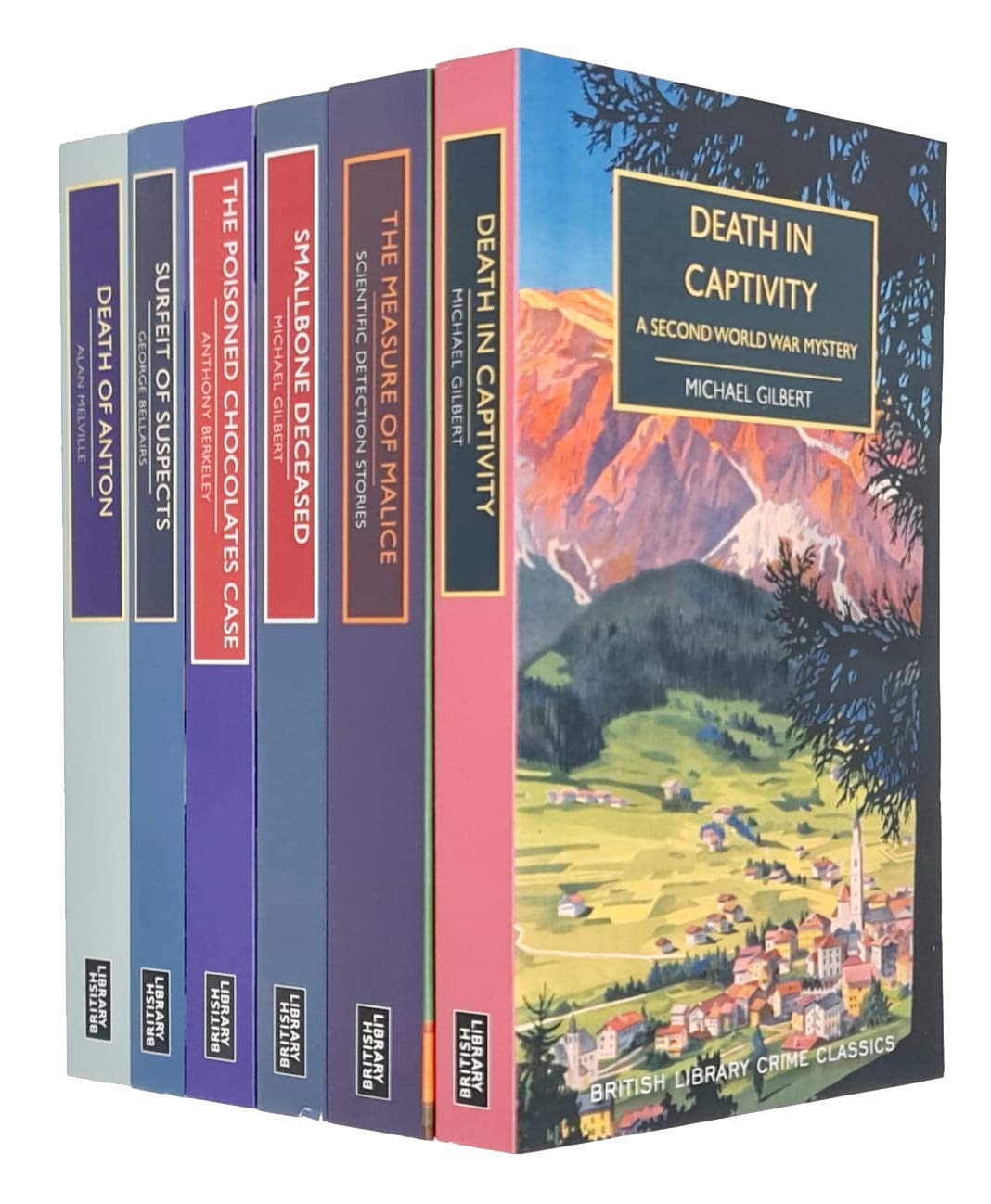 British Library Crime Classics Series 13 6 Books Collection Set by