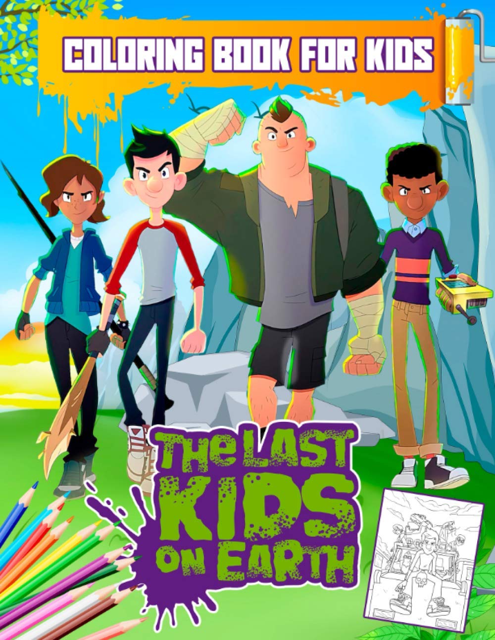 The Last Kids On Earth Coloring Book: High Quality Images For Kids And ...