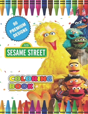 Sesame Street Coloring Book: Great Coloring Book For Kids and Adults ...