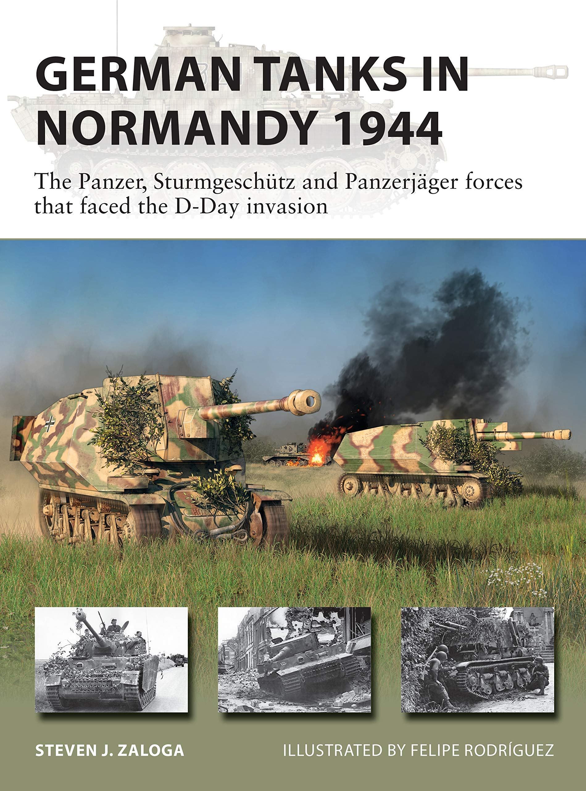 German Tanks in Normandy 1944 book cover