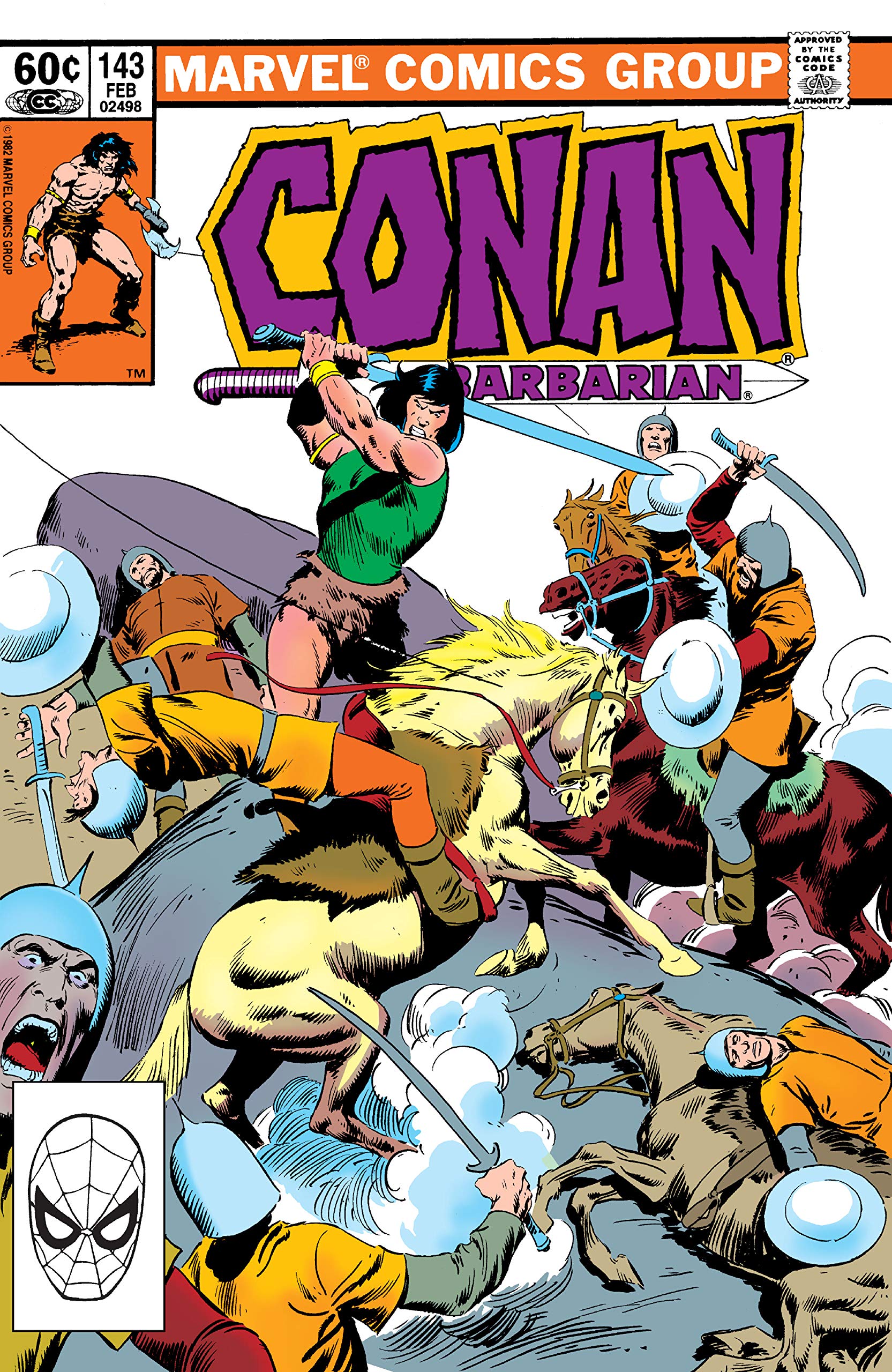 Conan The Barbarian (1970-1993) #143 book cover