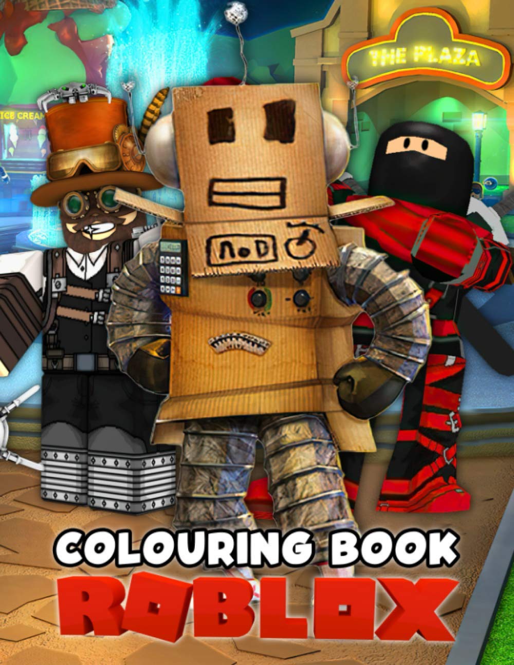 Roblox Colouring Book: Playing With Vivid Colors And Adorable Designs ...