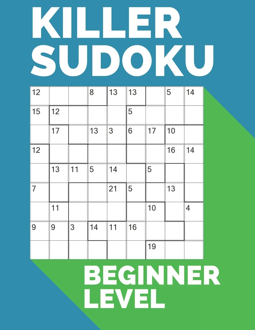 Killer sudoku beginner level large print puzzle books for adults by