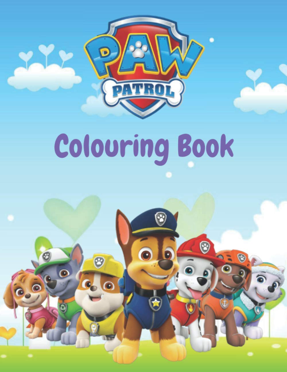 Paw Patrol colouring book: Paw Patrol Colouring Book For Kids & Adult ,Includes +50 Favorite