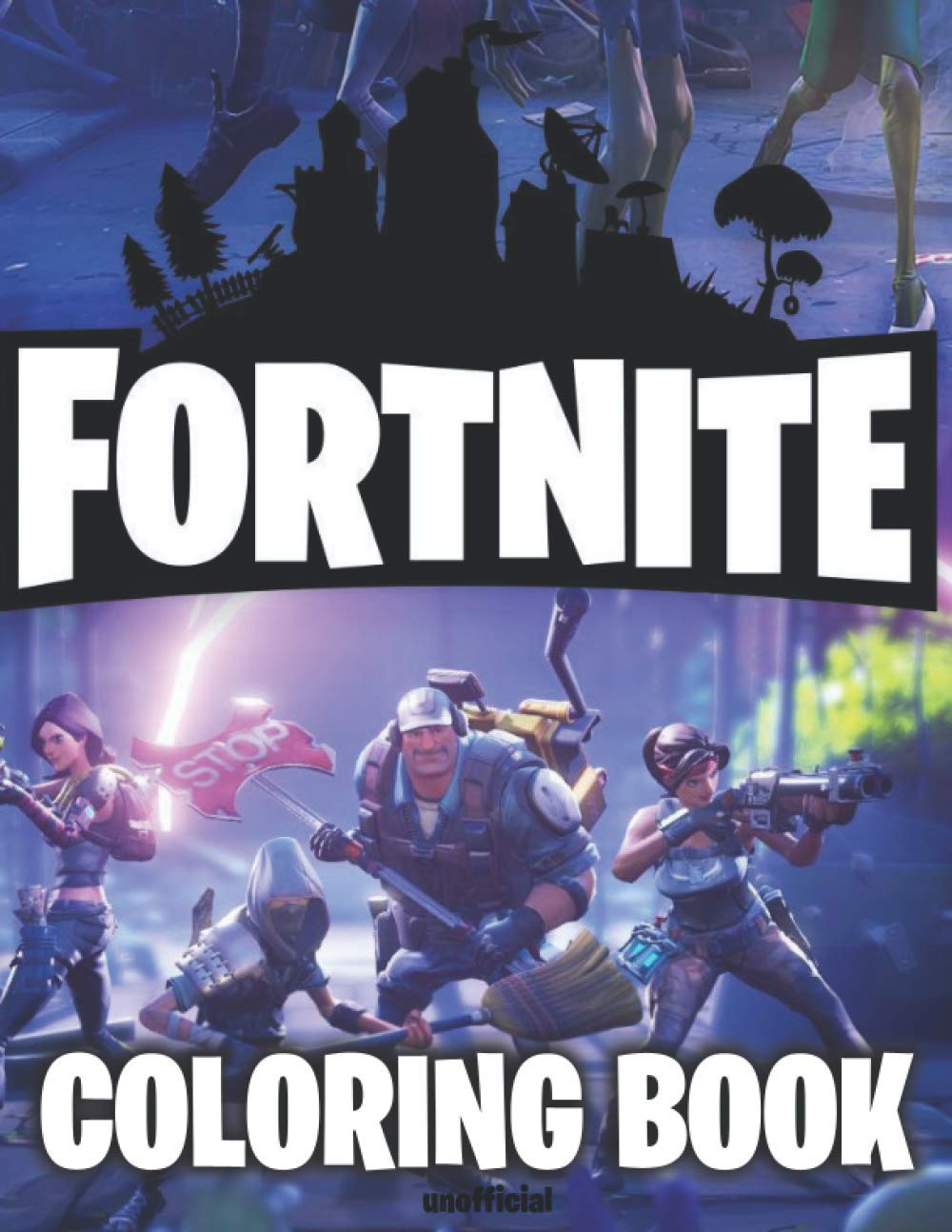 Fortnite Coloring Book:: Fortnite Coloring Book: +60 Illustrations High ...