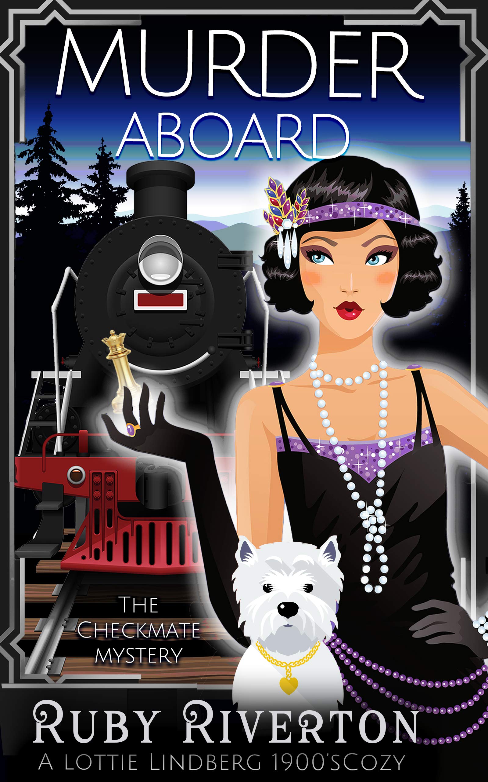 Murder Aboard: A 1900s Historical Lottie Lindberg Cozy Mystery Book #2
