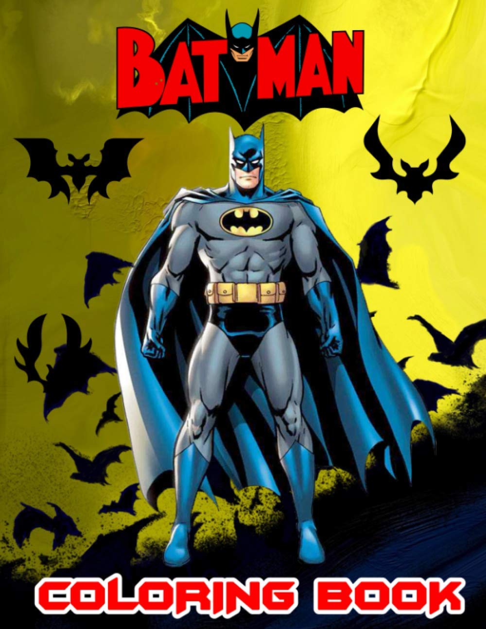 Batman Coloring Book: Great Coloring Book for Gift boys & girls by AMZ ...