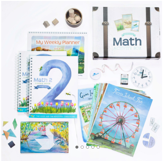 The Good and the Beautiful Math 2 Course Book, Part 1 and 2 by Jenny ...