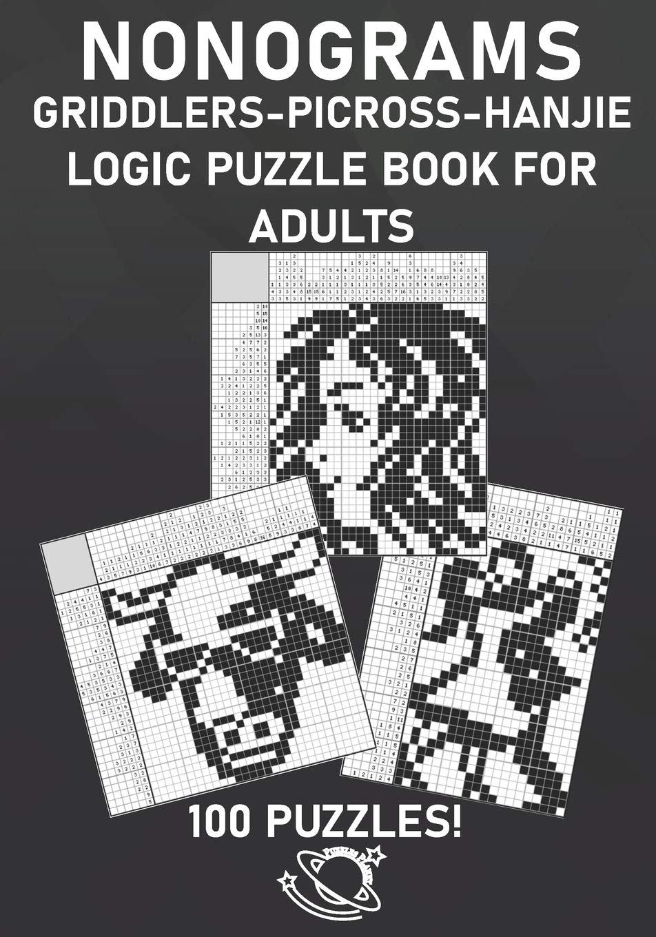 Nonograms Puzzle Books Picross Hanjie Griddlers Logic Puzzles Book for Adults 100 Puzzles