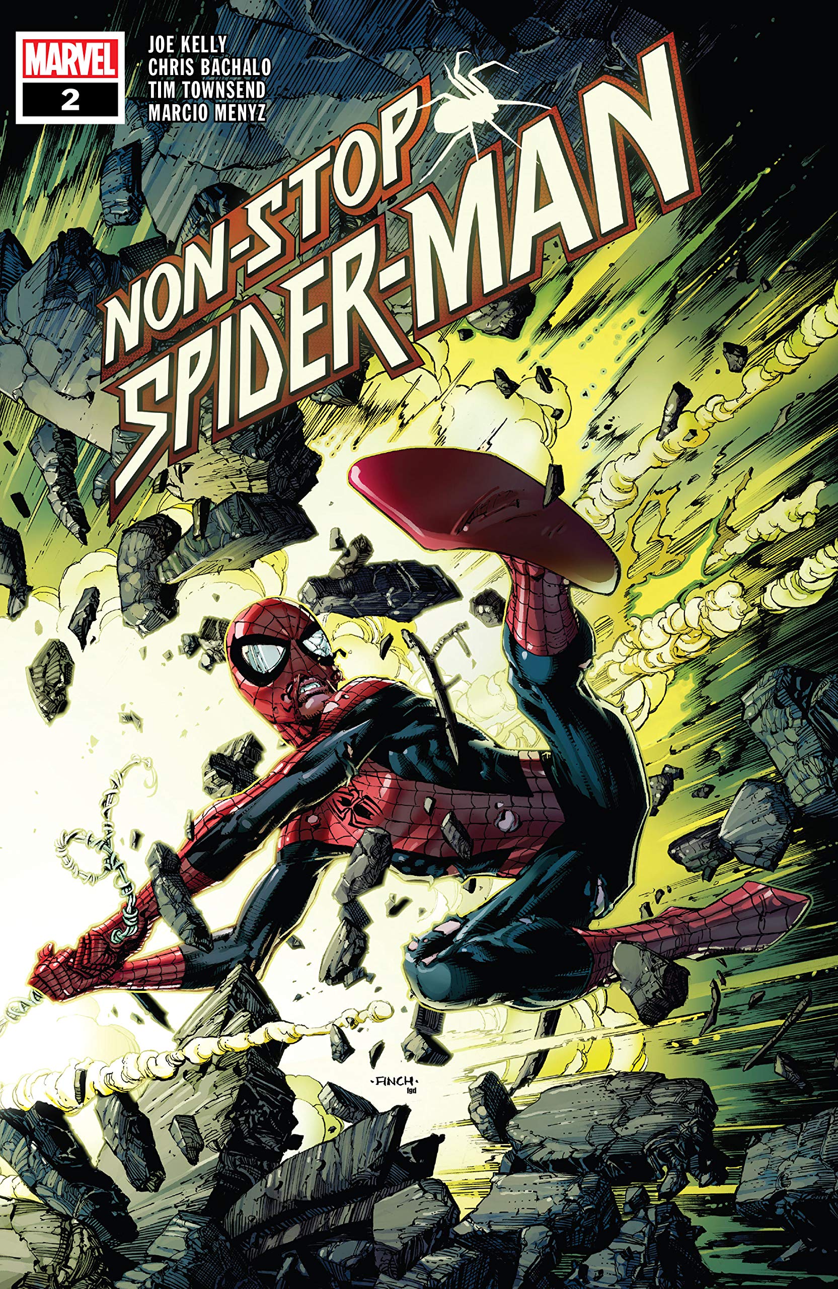 Non-Stop Spider-Man book cover 2