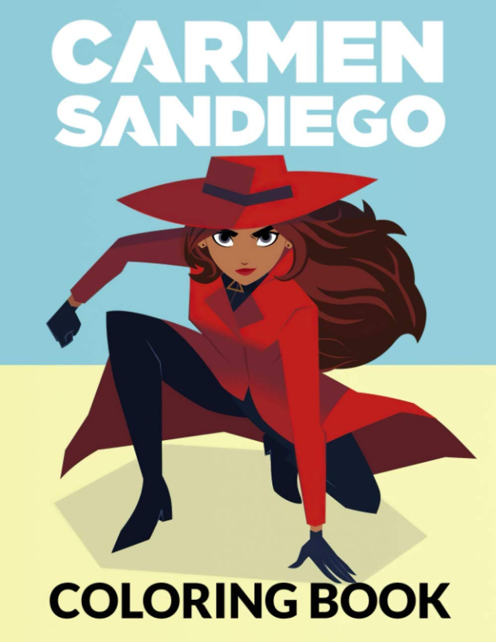 Carmen Sandiego Coloring Book: An Awesome Book With Lots Of Carmen