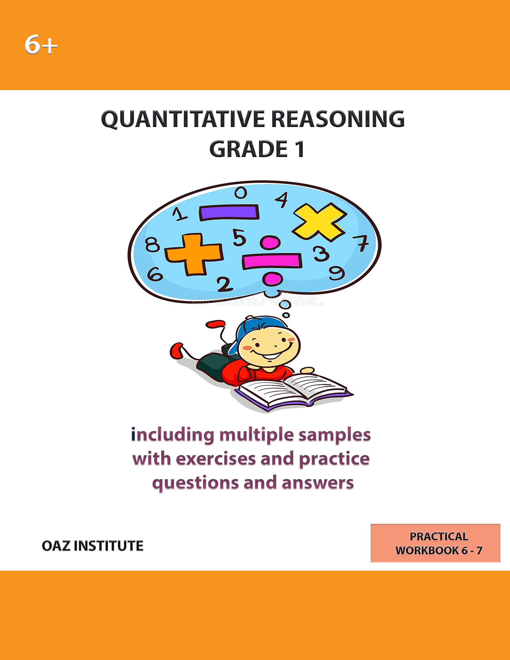 Quantitative Reasoning for Grade 1 Including multiple samples