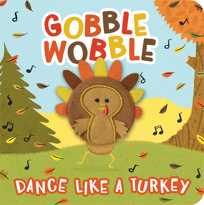 Gobble Wobble Finger Puppet Thanksgiving Board Book Kids Ages 0-4