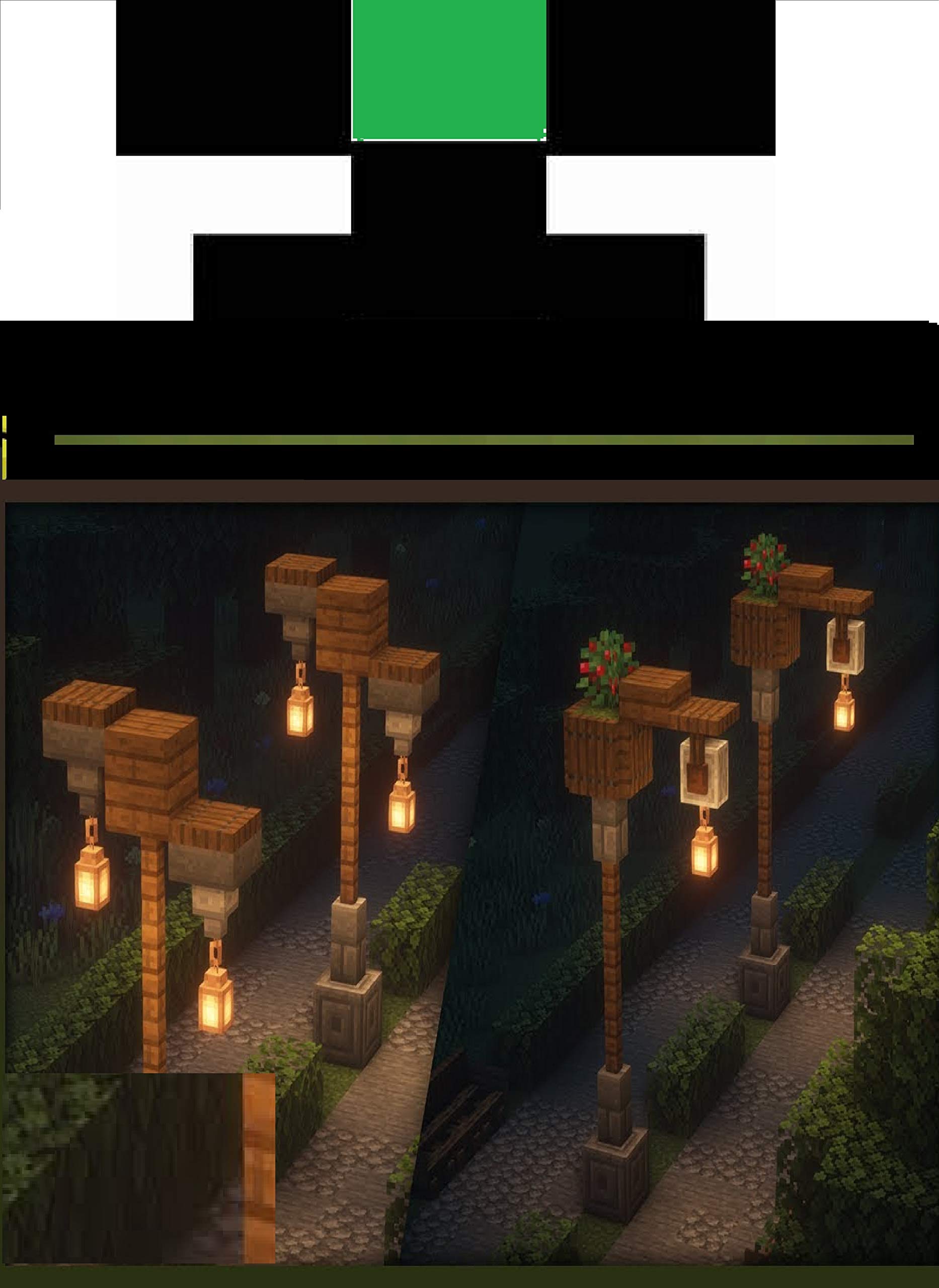 Minecraft How to make a lamppost Guide by Dr. Thomas Hirusava