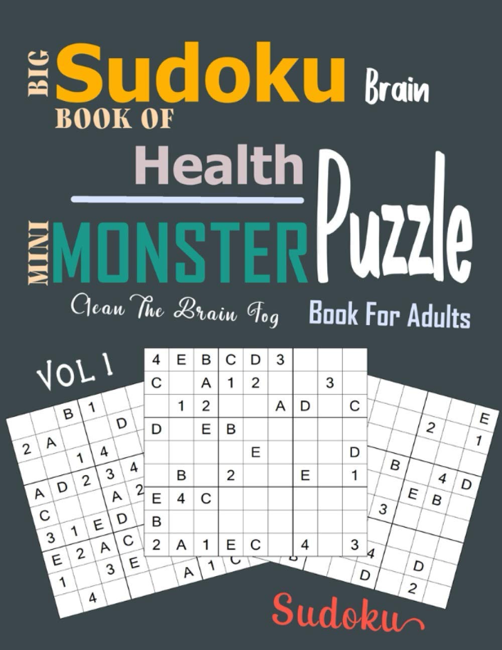 Big Book Of Sudoku Brain Health Puzzle Book For Adults Clean The Brain 