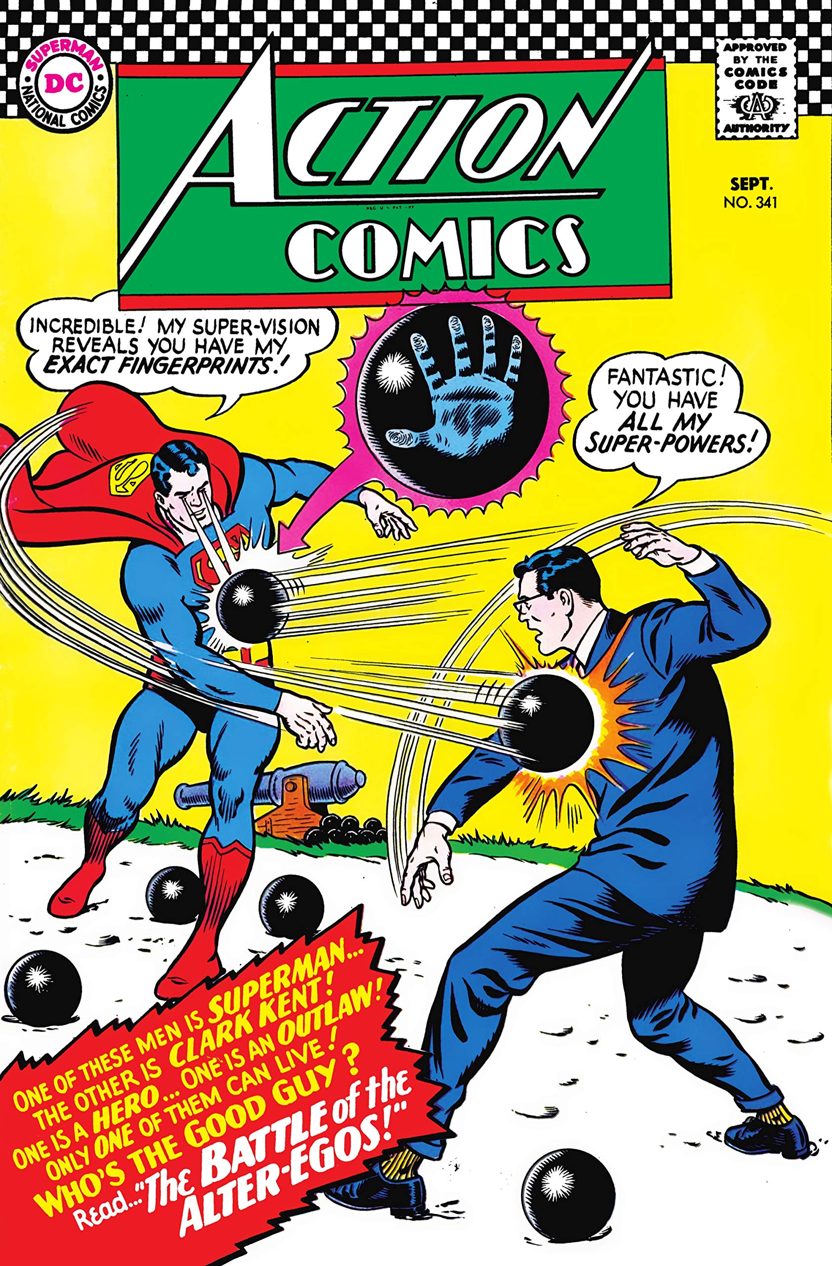 Action Comics book cover