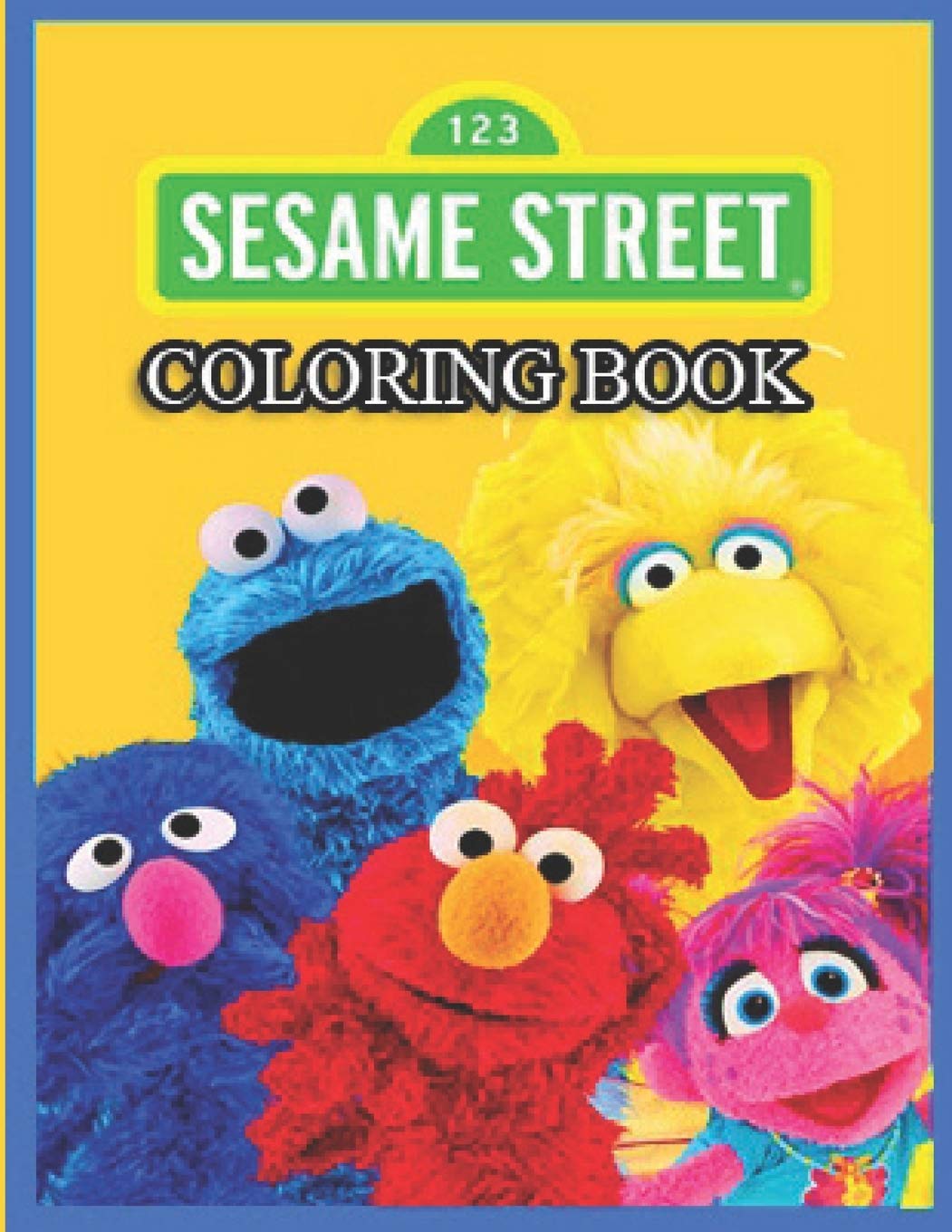 Sesame Street coloring Book: Jumbo Coloring and Activity Book. by ...