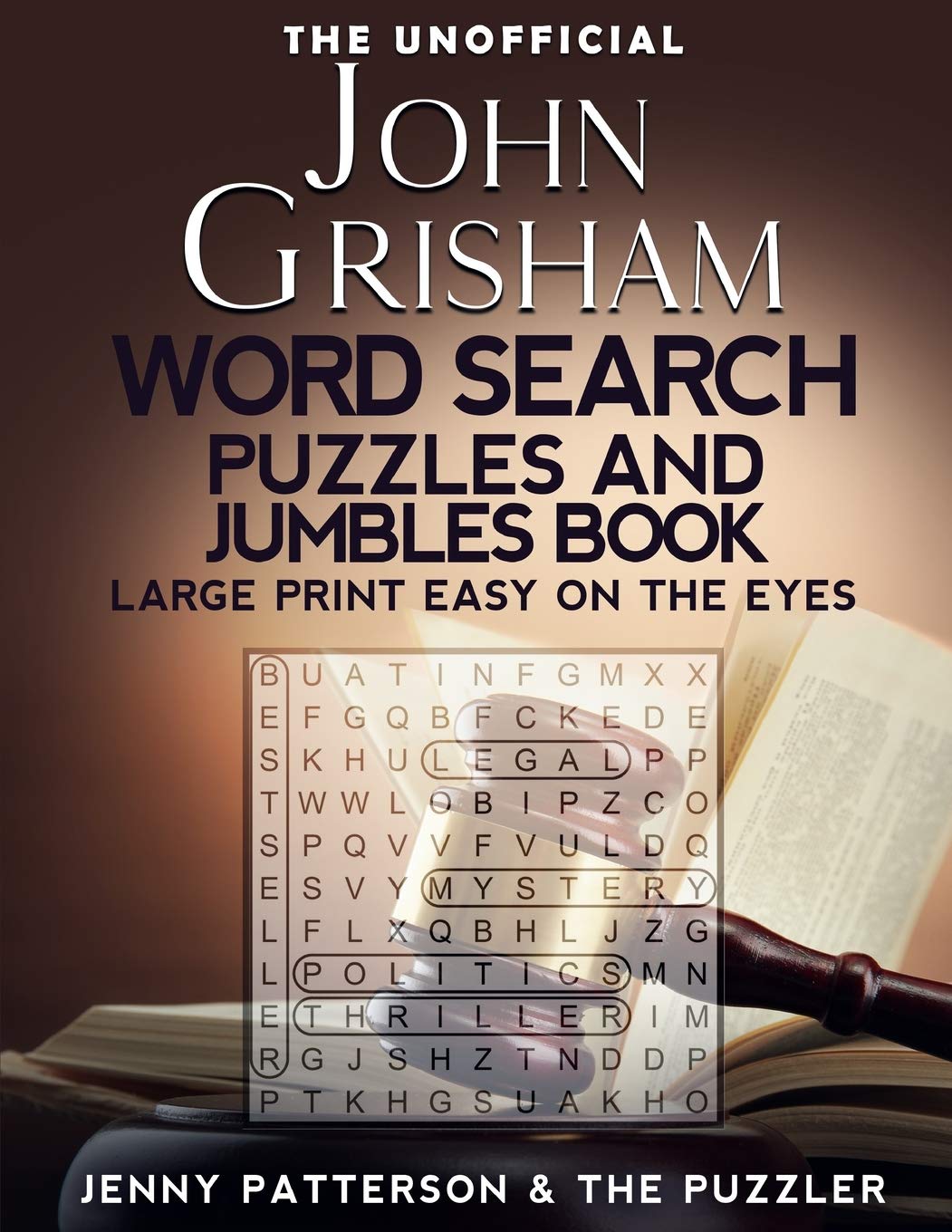 The Unofficial John Grisham Word Search Puzzles and Jumbles Book Large