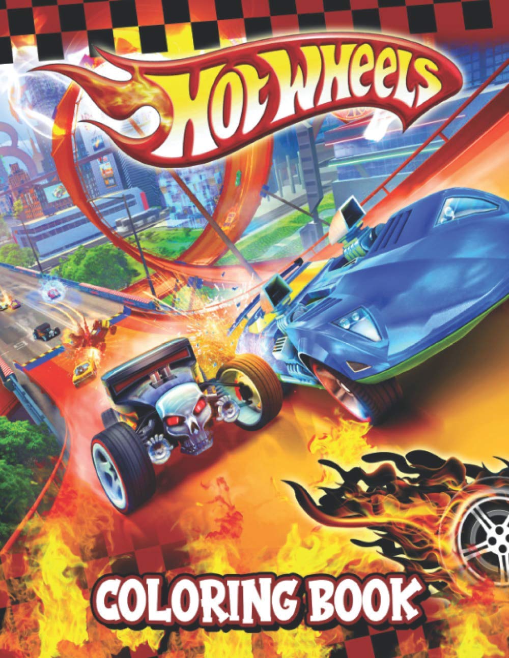 Hot Wheels Coloring Book: Great Gift For All Fans Of Hot Wheels. A Way ...