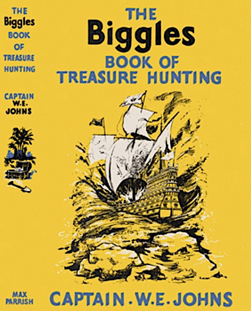 The Biggles Book of Treasure Hunting book cover