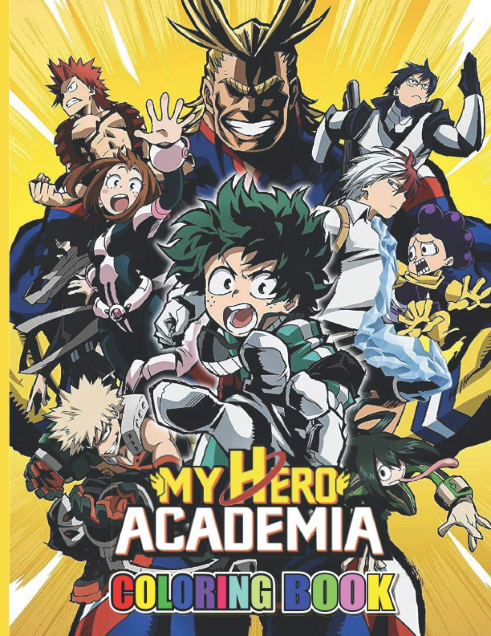 My Hero Academia Coloring Book Coloring Book For Adult, Teens, Kids