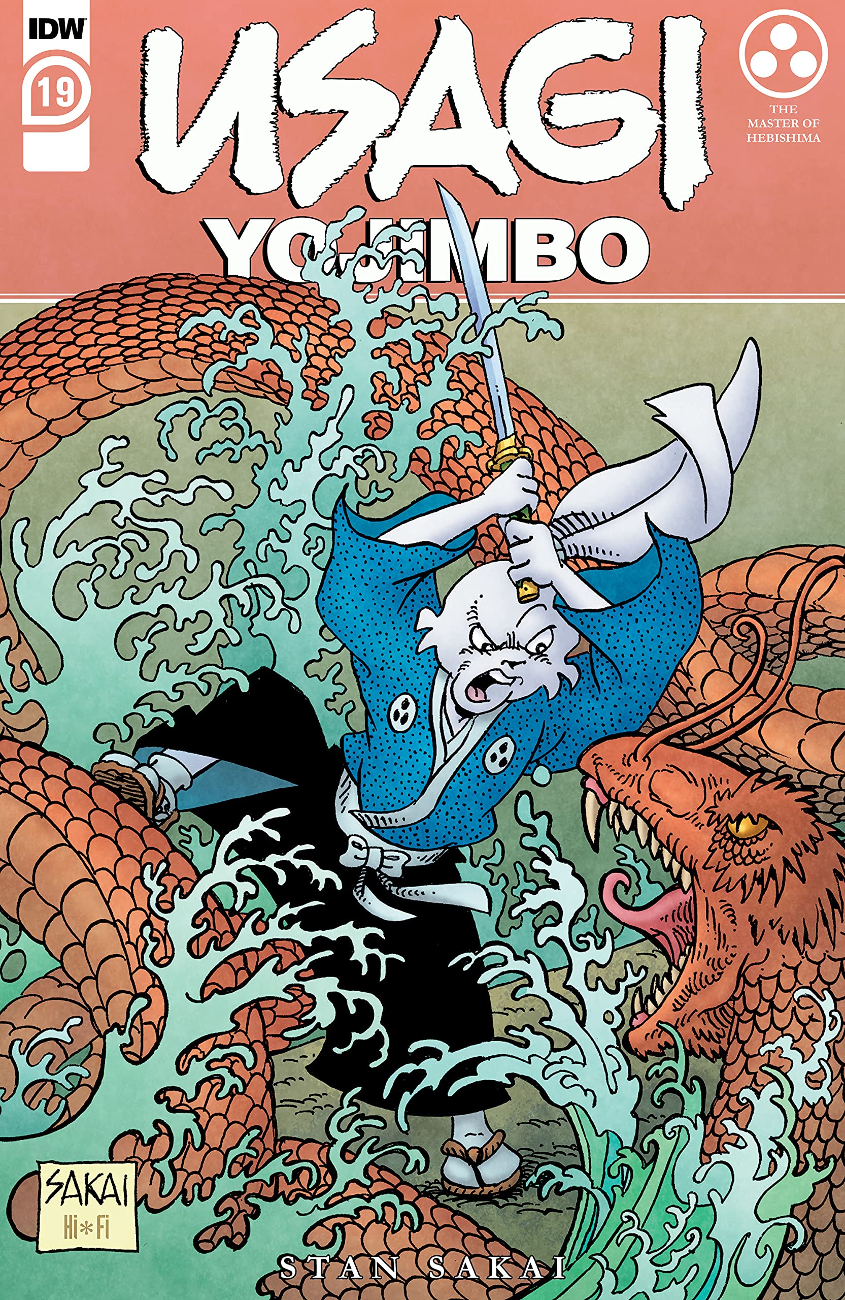 Usagi Yojimbo (2019) book cover 1