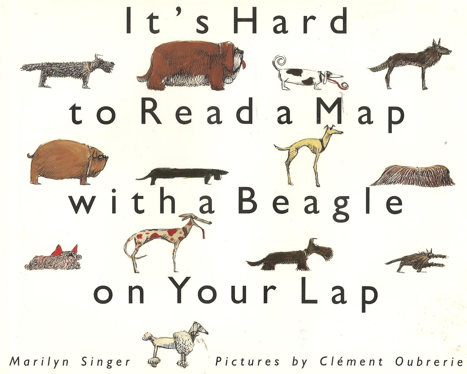 It's Hard to Read a Map With a Beagle on Your Lap book cover