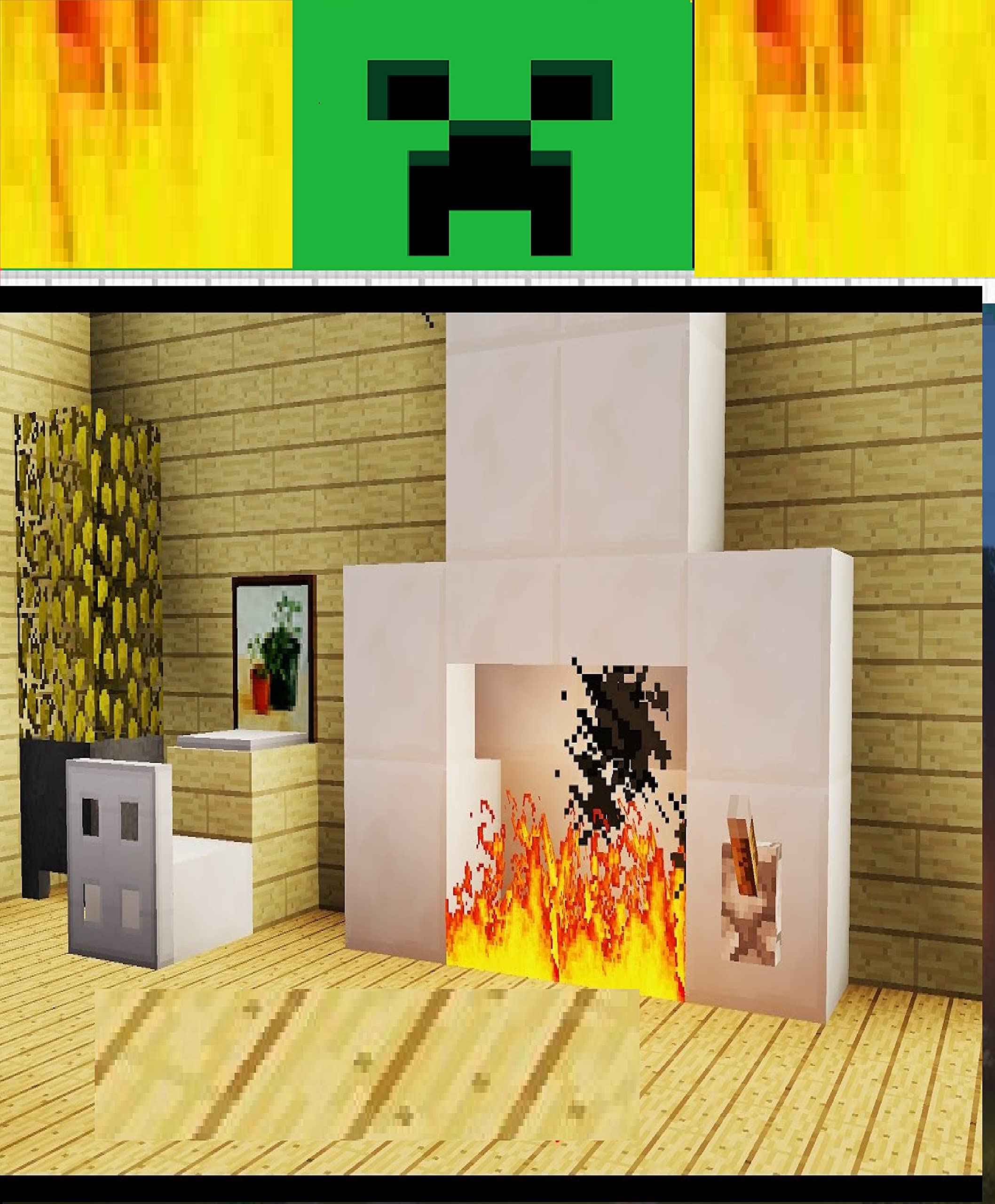 Minecraft Fireplace