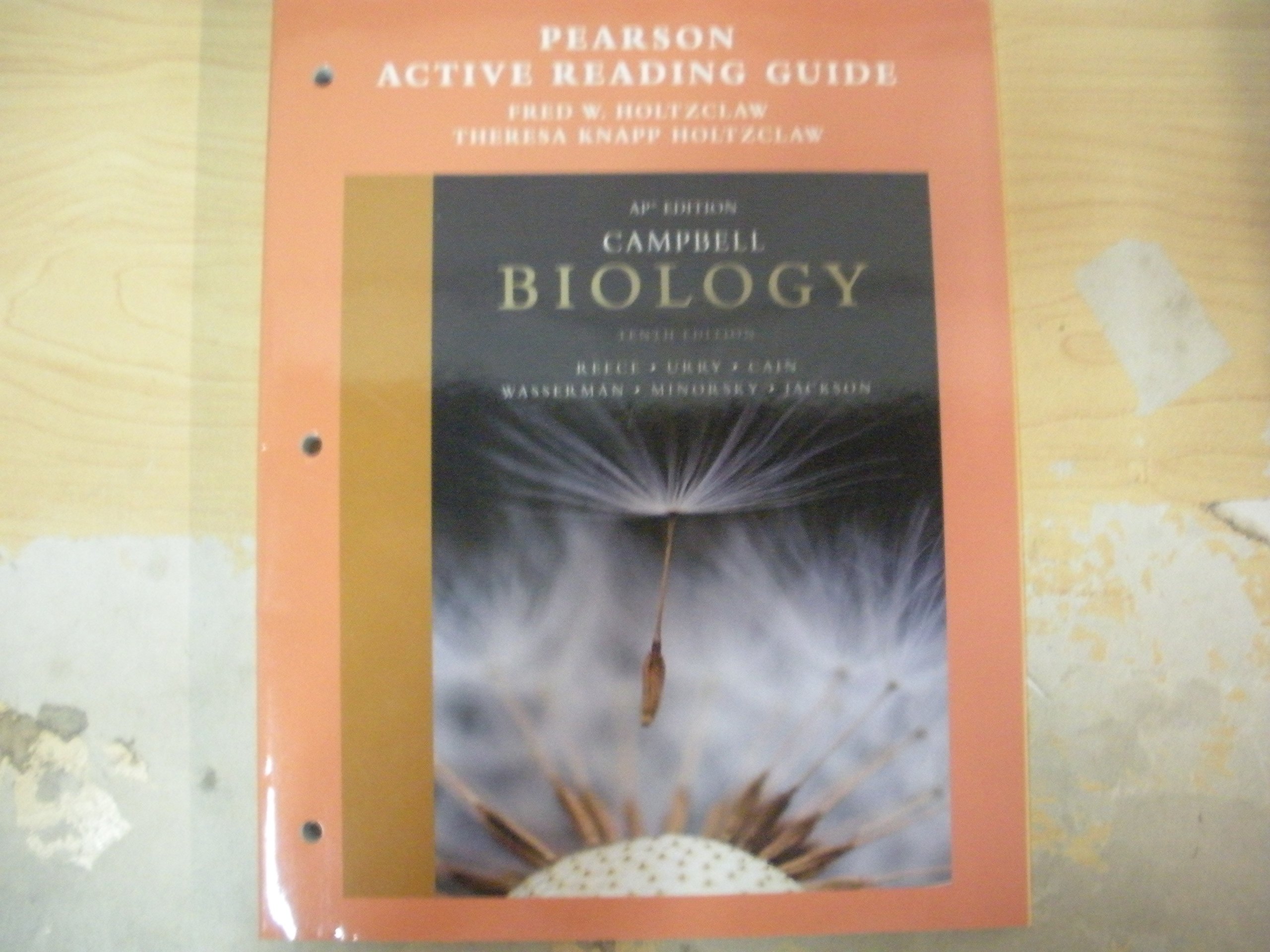 Pearson Active Reading Guide for Use with Campbell Biology 10th Edition