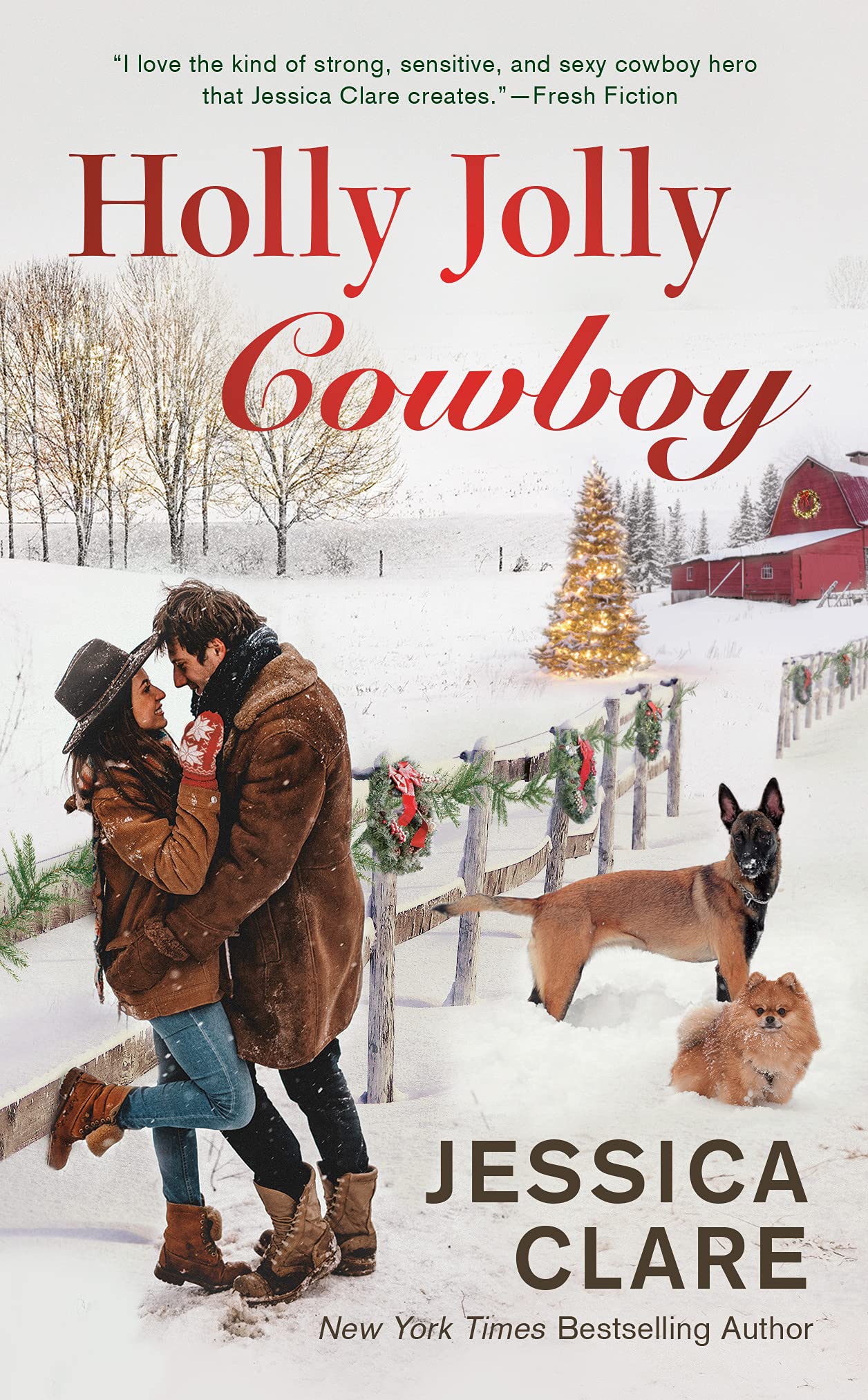 Holly Jolly Cowboy (The Wyoming Cowboys, #7)