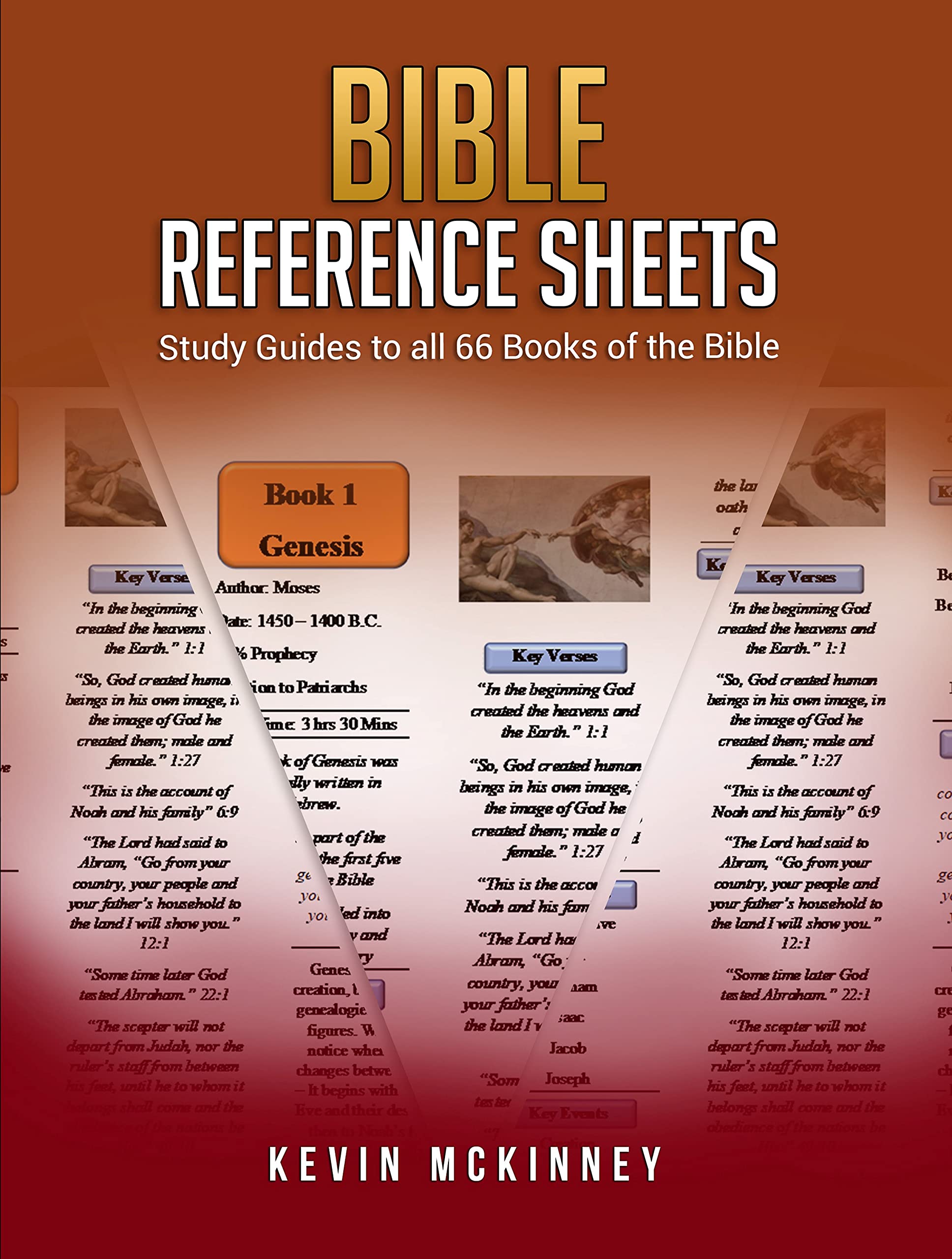 Bible Reference Sheets: Study Guide to all 66 Books of the Bible
