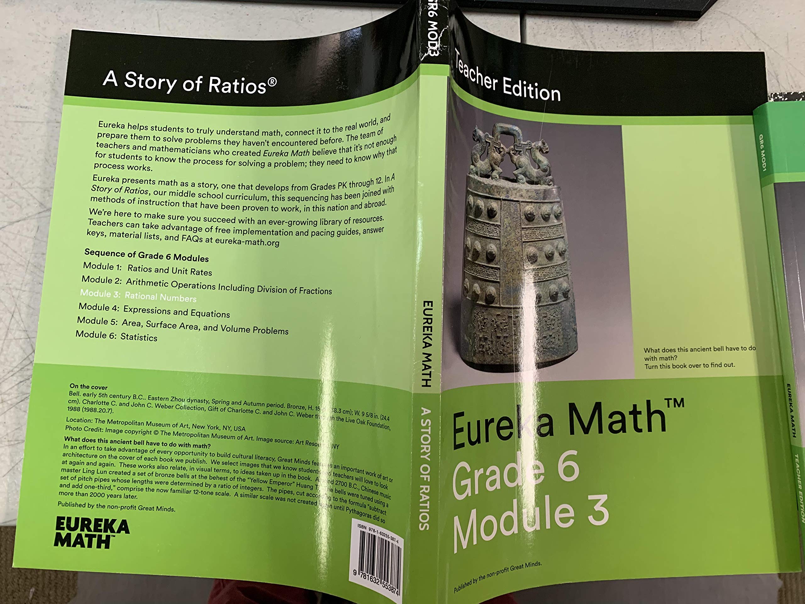 Eureka Math Teacher Edition Grade 6 Module 3, Rational Numbers by Julie