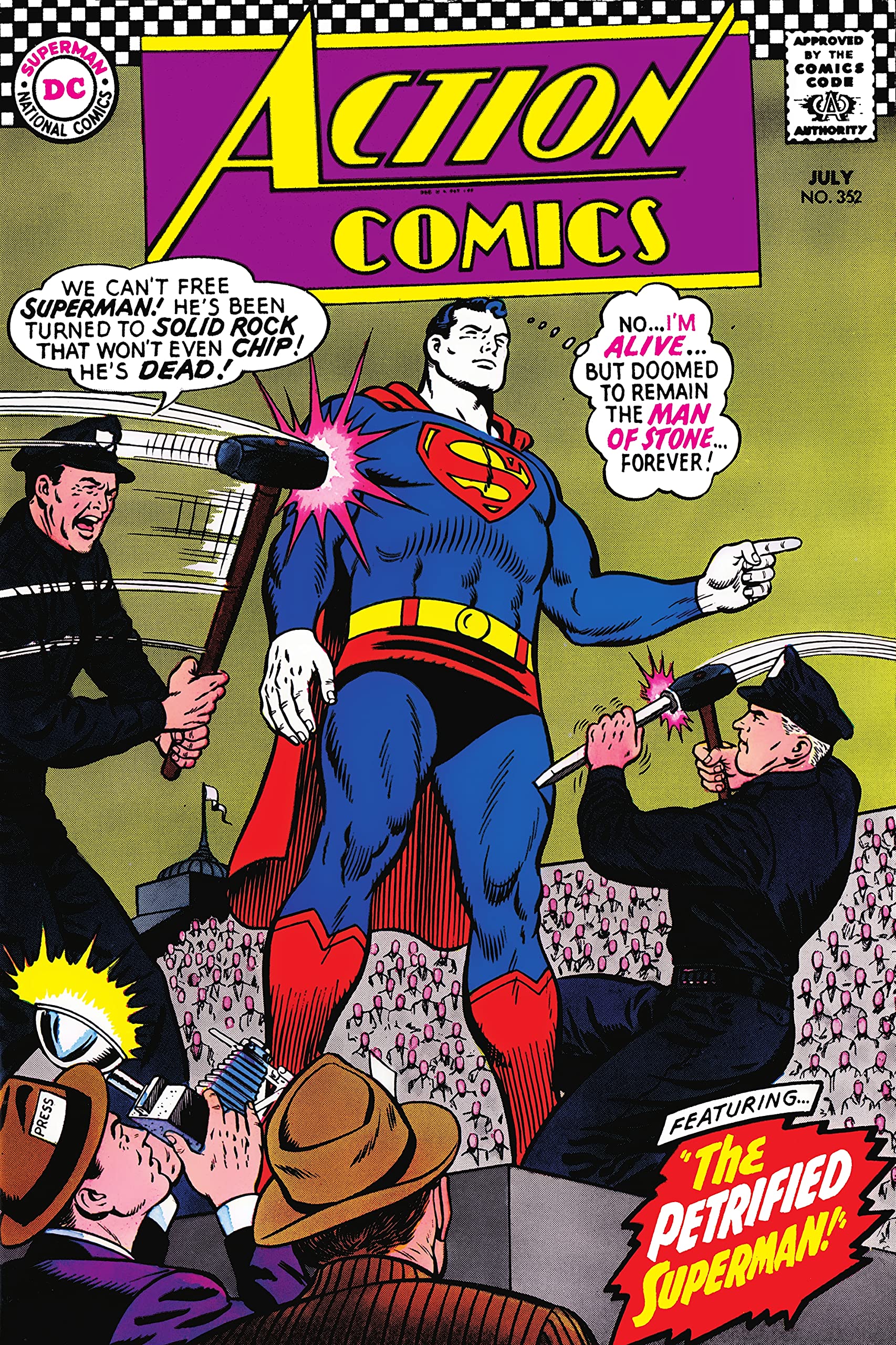 Action Comics book cover