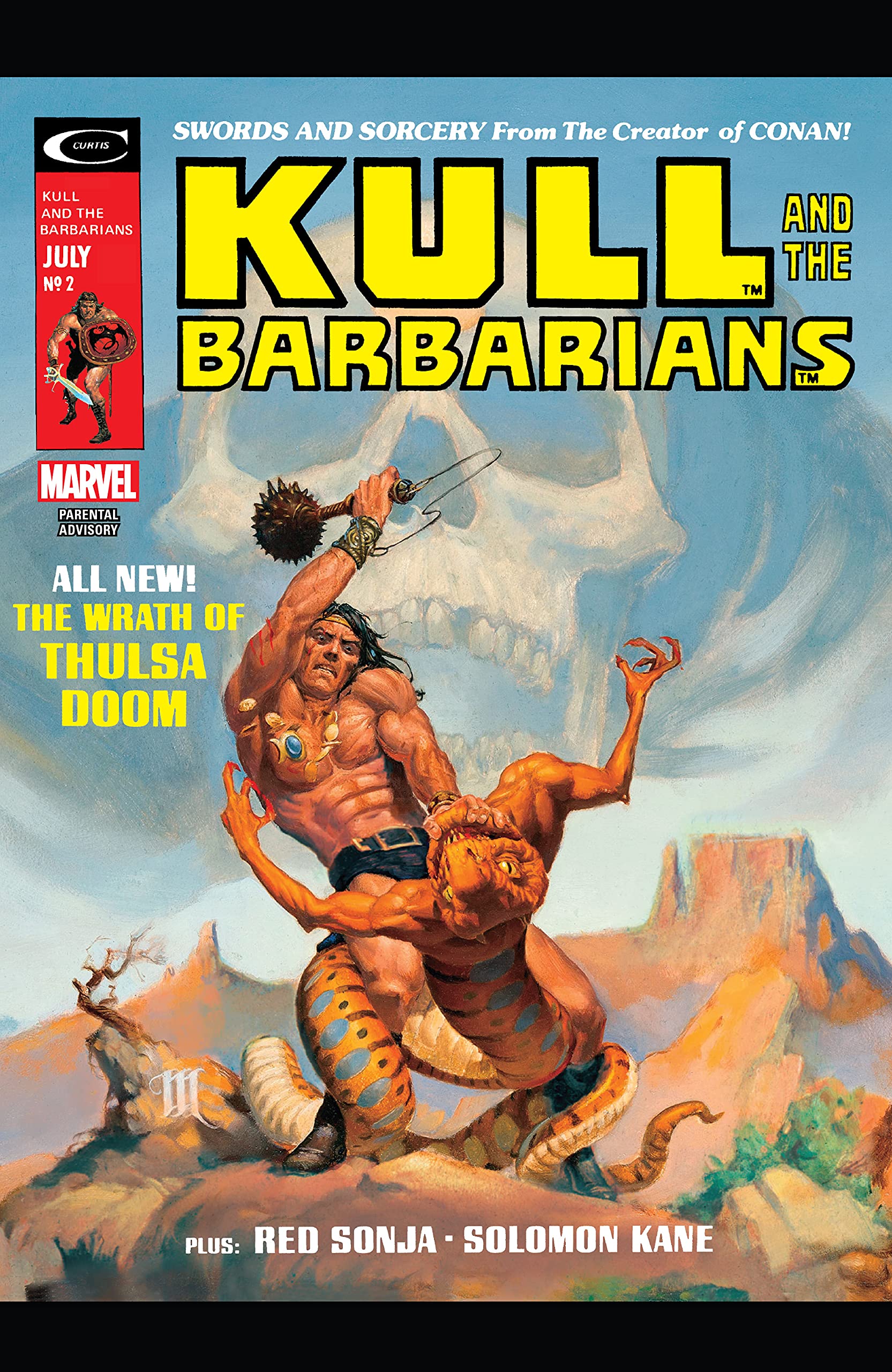Kull and The Barbarians book cover 1